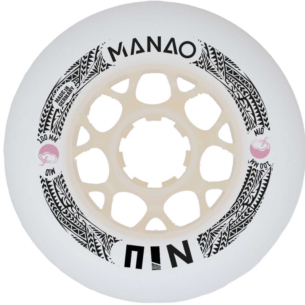 Manao NIU 100mm inline speed skating wheel